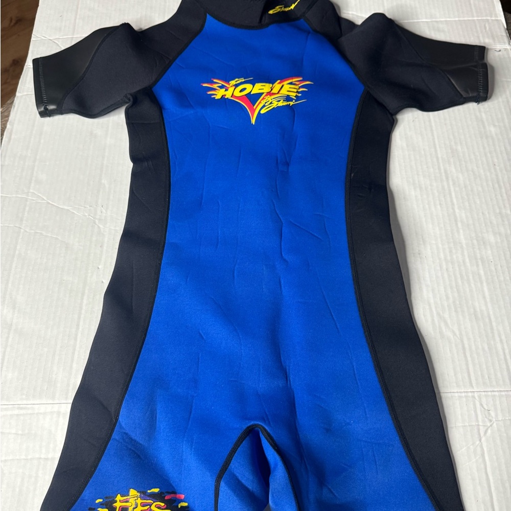 Team Hobie Stearns Juniors Medium  Shorty Spring Wet Suit Surf Snorkel Jet Ski